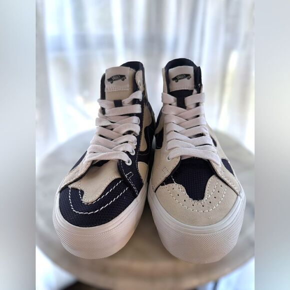 Vans Vault SK8-HI WP VR3 LX Navy Patchwork Size 6 Mens 7.5 Women - Picture 7 of 16